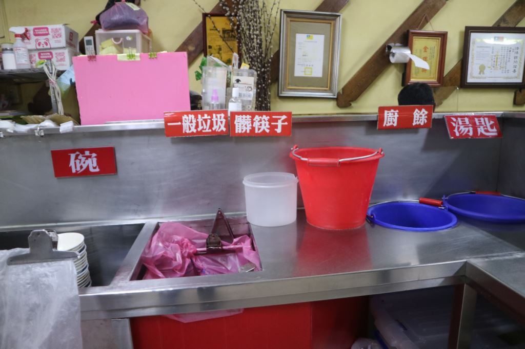 內用點餐流程步驟 3:回收餐具